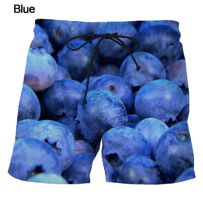 Holiday Hawaiian Men Beach Shorts 3D Print Fruit Watermelon Graphic Sport Shorts New Design Short Pants Personality Clothes