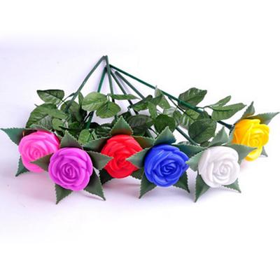 Rose LED Lamp Flower Night Lights Yard Outdoor Garden Path Rose LED Lamp Flower Night Lights Yard Outdoor Garden Path