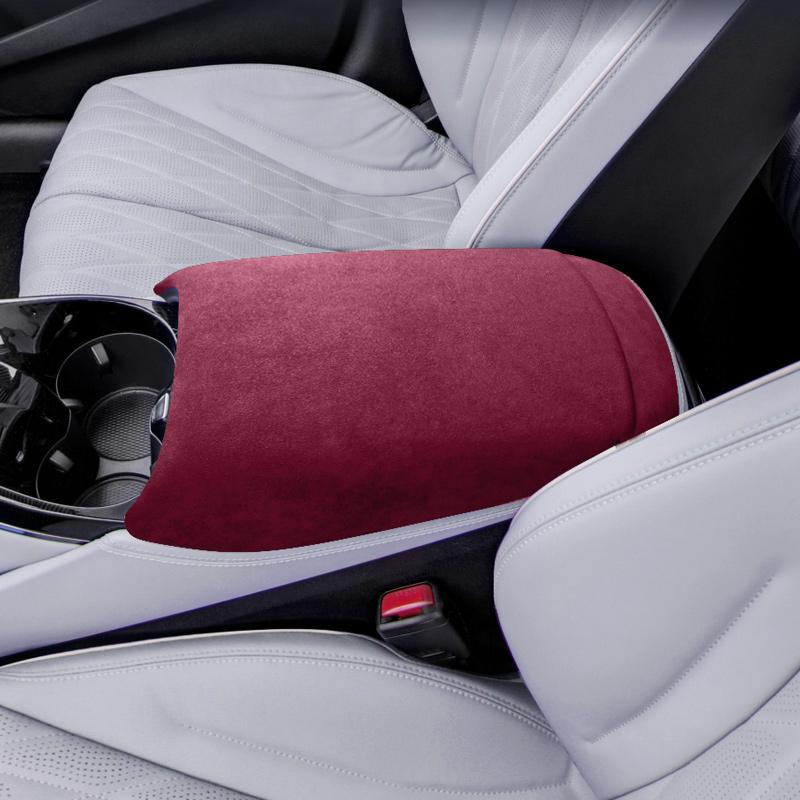 For -2024 BYD Seal armrest box cover, central armrest box leather protective cover BYD Seal Alcantara suede accessories