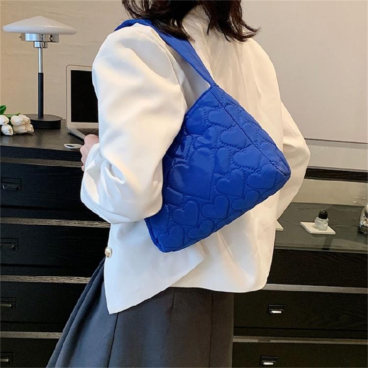 Fashionable Candy Color Underarm Bag Durable and Portable Handbag for Women