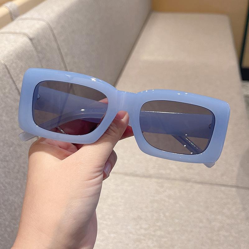 Rectangle Shape Sunglasses for Men Fashion Trendy Anti-glare Sunglass Men Travelling Driving Sun Glasses for Women