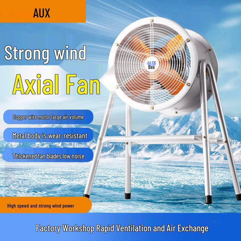 AUX 14-inch Industrial Axial Flow Exhaust Fan