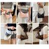 Patent Leather Rivet Underarm Bag One Shoulder Crossbody Women's Bag