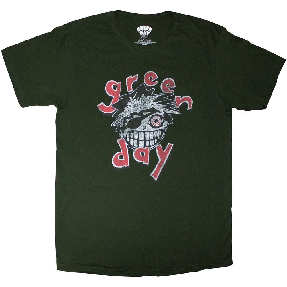 Green Day Unisex Adult Eye Patch T-Shirt