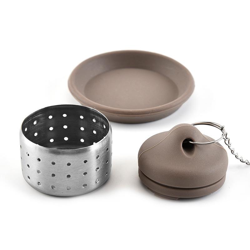 Stainless Steel Silicone Tea Leakage Tea Filter Tea Filter Tea Maker Tea Partition Coffee Isolation Tool