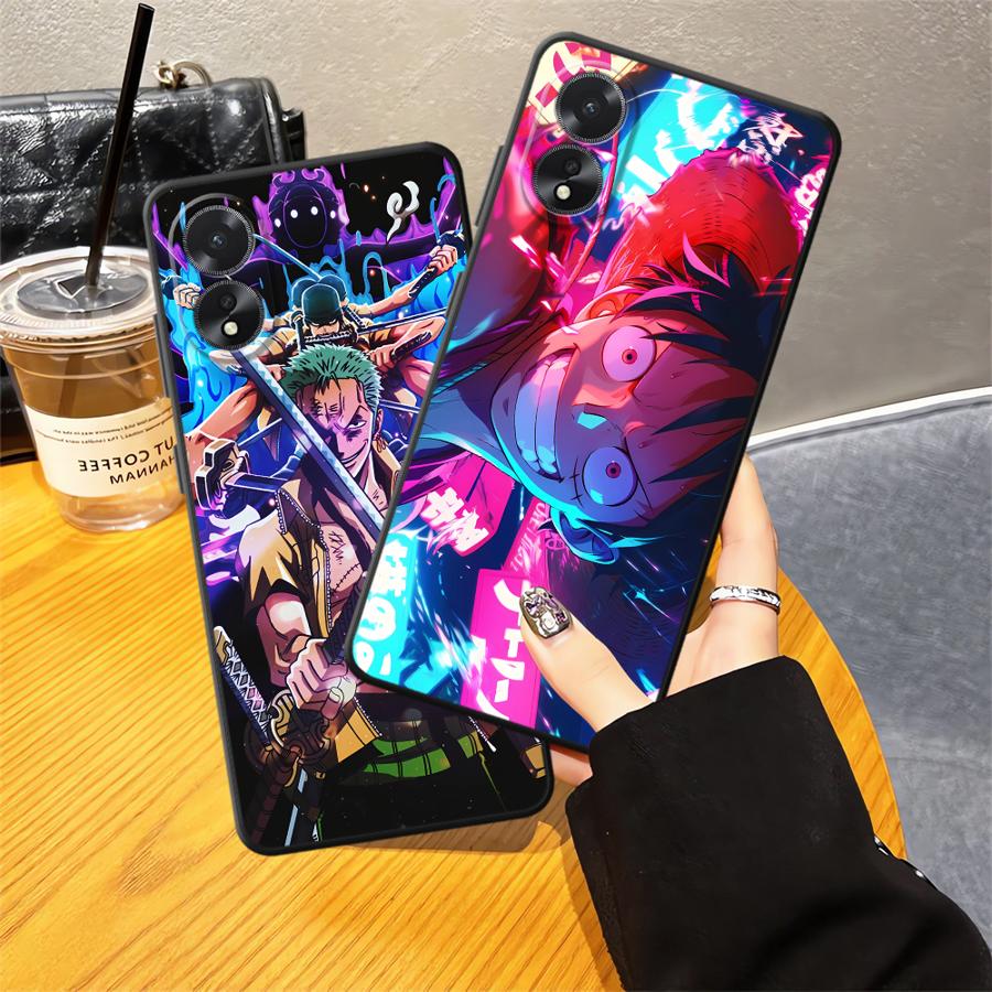 Case for Oppo A52 A54 A17 A32 A73 A11 A37 A18 A31 A72 A15 A32 A16 A33 A71 A53 A9 A38 A12 A36 Phone Cover Ones Pieces Anime