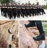 Ultra-Light Breathable Mesh Zipper Workwear Boots for Spring & Summer