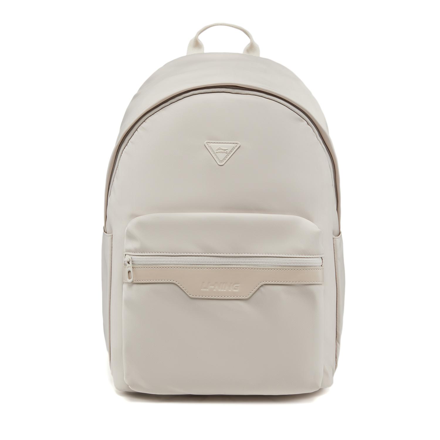 Li Ning Polyester Backpack Unisex Mica Gray ABSW277-2