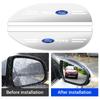 IARW2 2Pcs Car Rear View Mirror Sticker Rain Shield Shade Cover Decoration For Ford Focus ST Ranger Mondeo Kuga Ecosport Fiesta Fusion