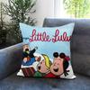The Little L-Lulu Show Cushion Cover Comfortable Reversible Pillow Cover Ideal for Car Sofa Bedroom & Beyond