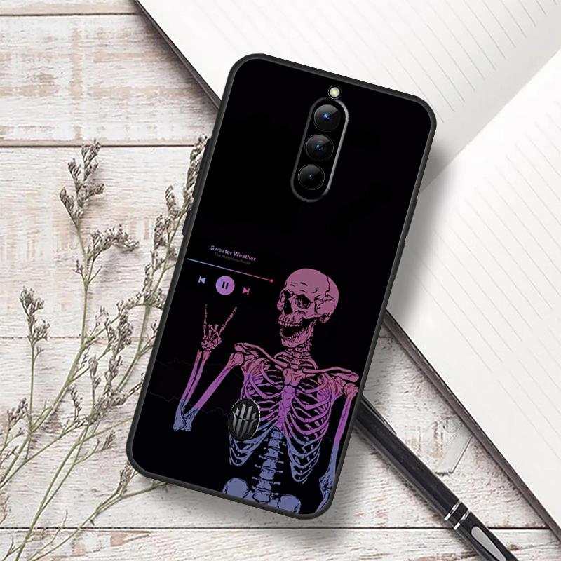 

Gothic Fashion Skull Case For ZTE Nubia Red Magic 8 9 10 8S 9S 10S 11 Pro Plus 6 7 6S 7S Pro 5G 6R 10 Air Funda Red Magic 9 Pro Plus