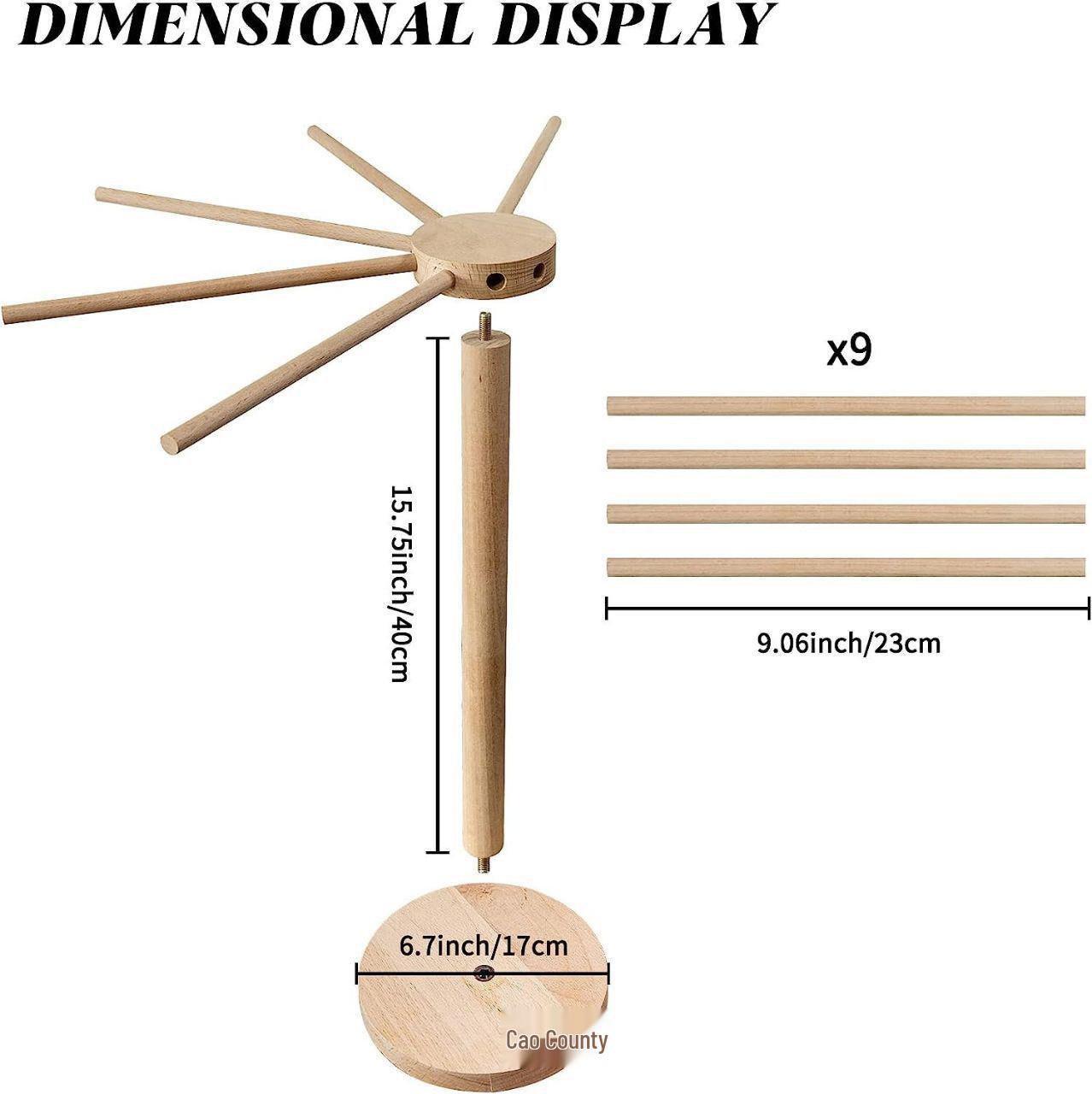 Буковый Деревянный Подвесной Стойка для Лапши и Хранения для Украшений