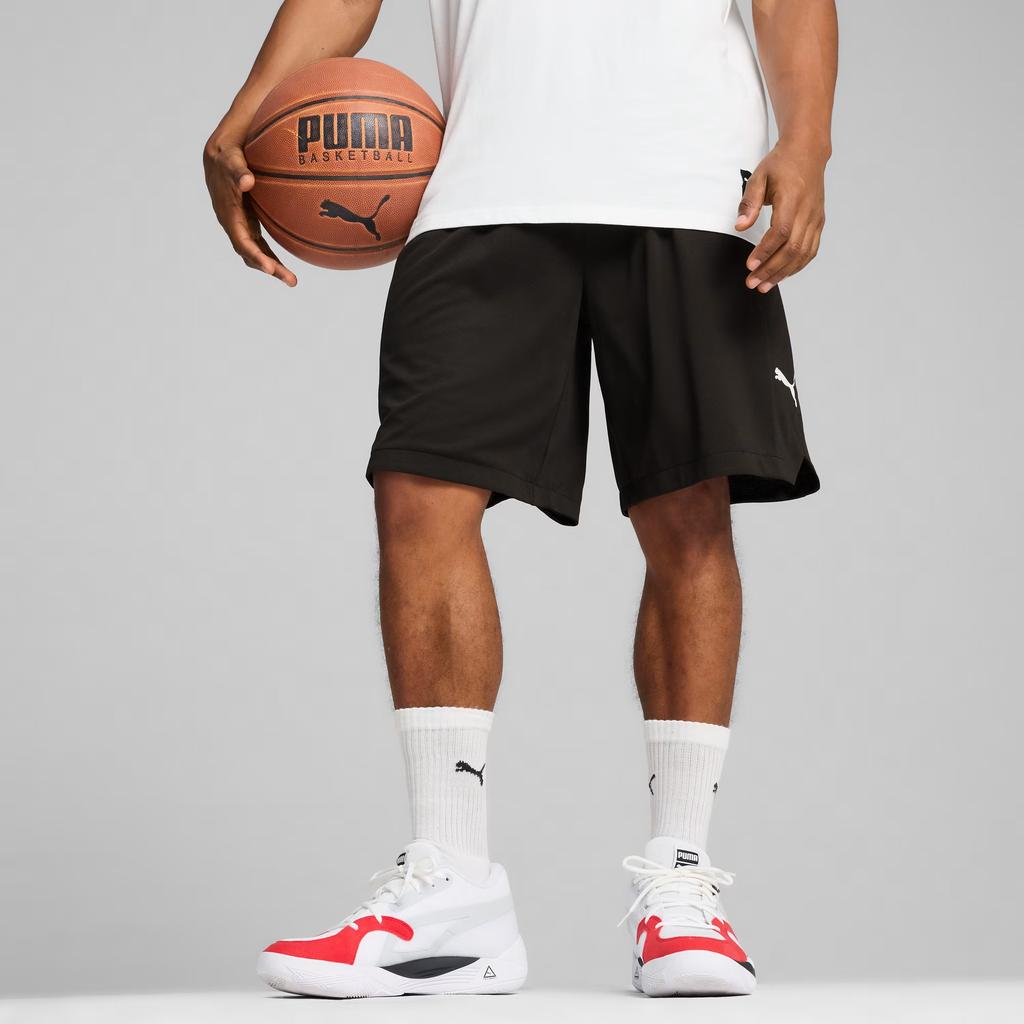 Puma Basketball Series Shot Blocker Shot Comfortable Mesh Sports Shorts Men shorts Black 623059-09