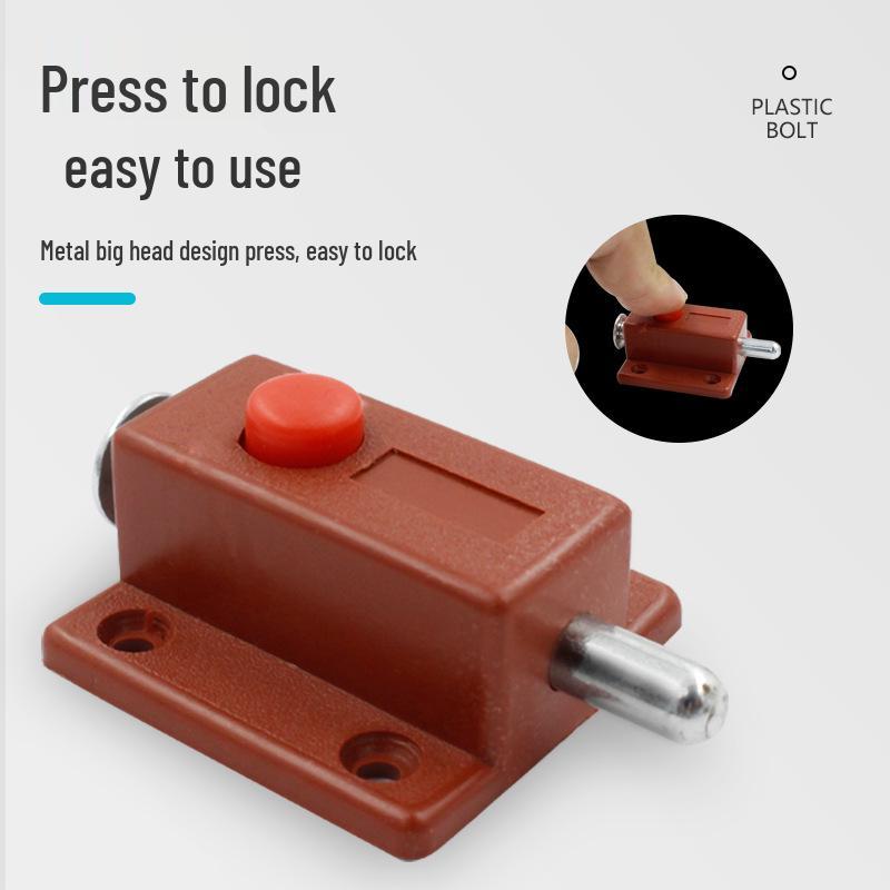 Surface Mount Automatic Spring Latch for Wooden Cabinets and Doors