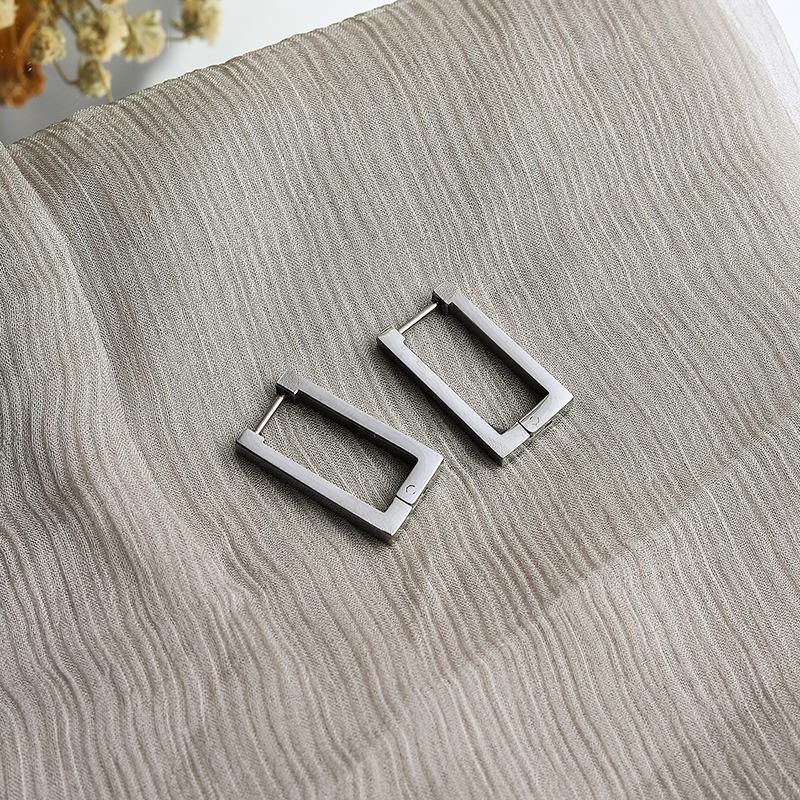 Square Geometric Earrings For Women Rectangular Gold Color Metal Earrings  New Trendy Jewelry Gifts