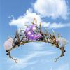 Handmade Sea Shell Star Fish Crown Headband for Ocean Themed Costume Parties and Bridal Accessories Hair Styling Crowns