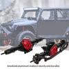 Front Rear Axle Black Aluminum Alloy Accessories for 1 10 RC Climbing Car SCX10 RC4WD D90Black