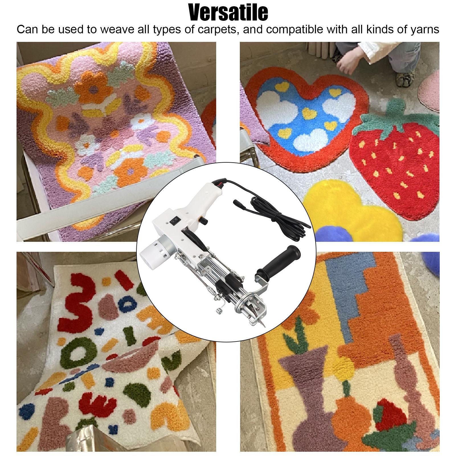 

Машина для прошивки ковров с регулируемой скоростью, ручная работа, электрический ковровый пистолет, машина для самостоятельной сборки, 100‑240 В UK Plug