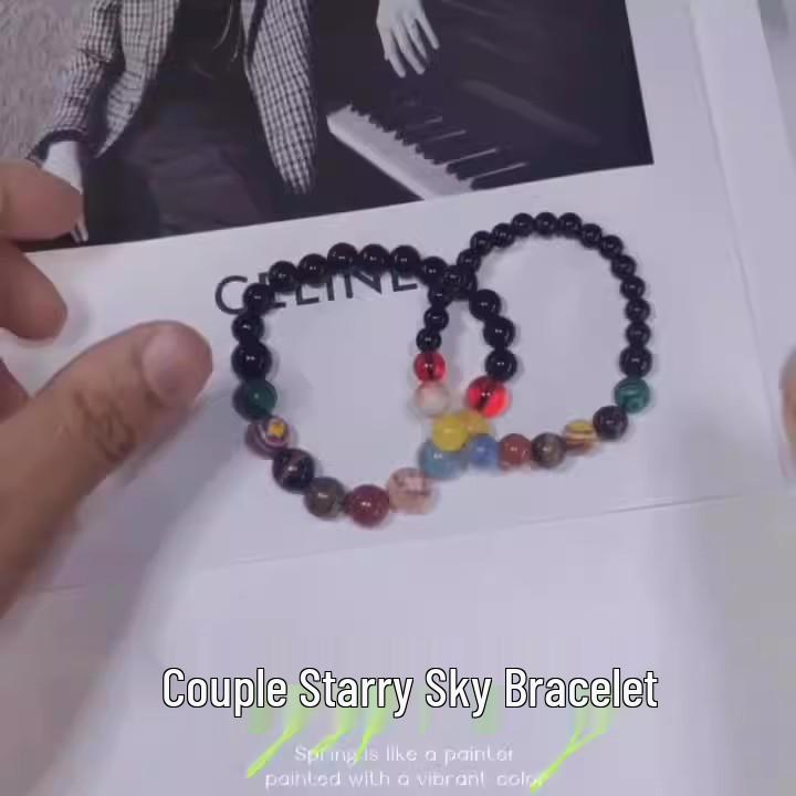 Galaxy Solar System Planets Bracelet for Couples, Best Friends, and Students - Unisex Jewelry Gift