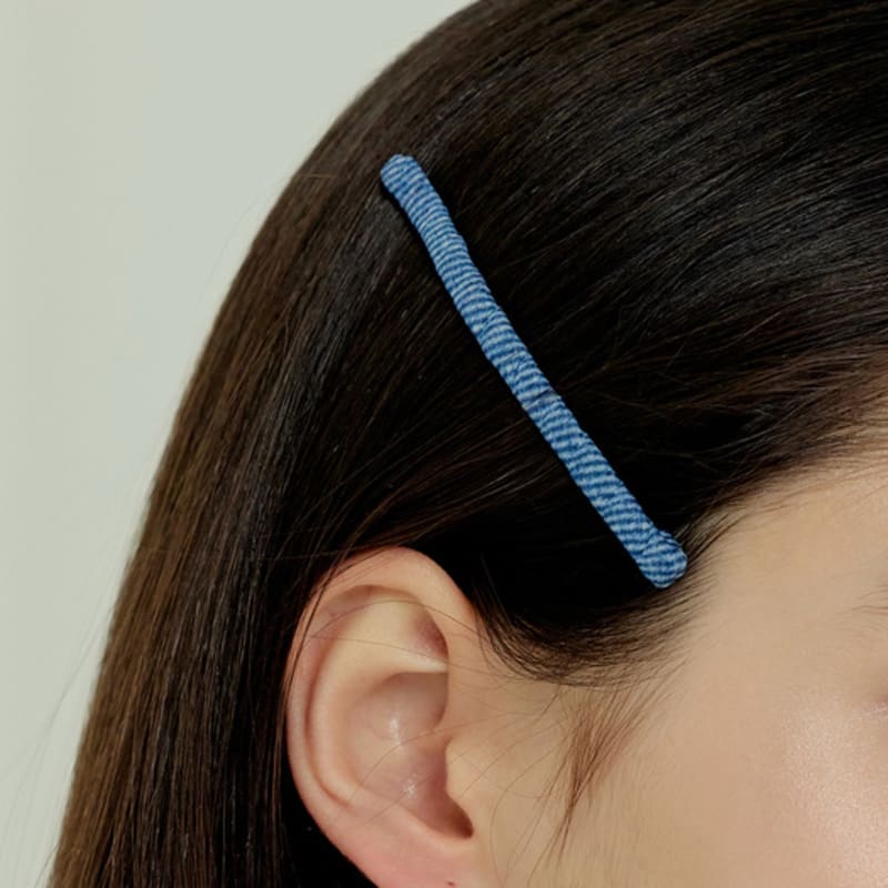 Murmur Denim Hair Pin Set