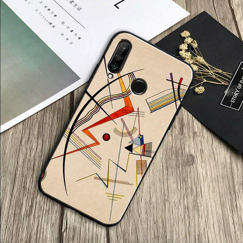 Wassily Kandinsky Abstract For Huawei Nova 7i 3i 8i 11 12i 10 9 SE Y60 Y61 Y70 Y72 Y73 Y90 Y91 P20 P30 Pro P40 Lite Case