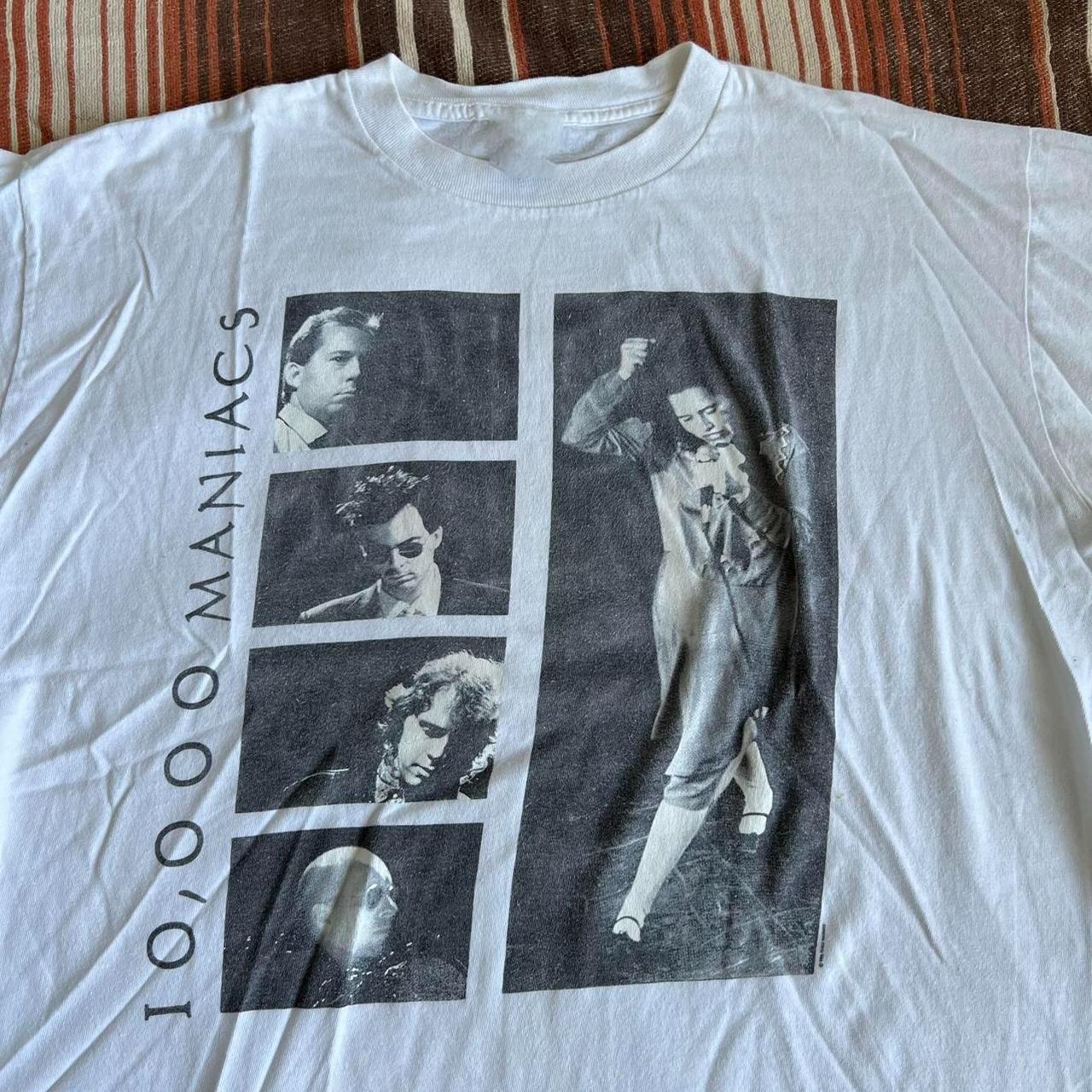 Vintage 10000 Maniacs band tee shirt Late 80s Short Sleeve SA533 Unisex T-Shirt XXL