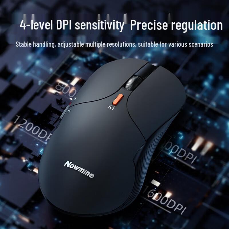 Newman V8 AI Smart Dual-Mode Wireless Mouse
