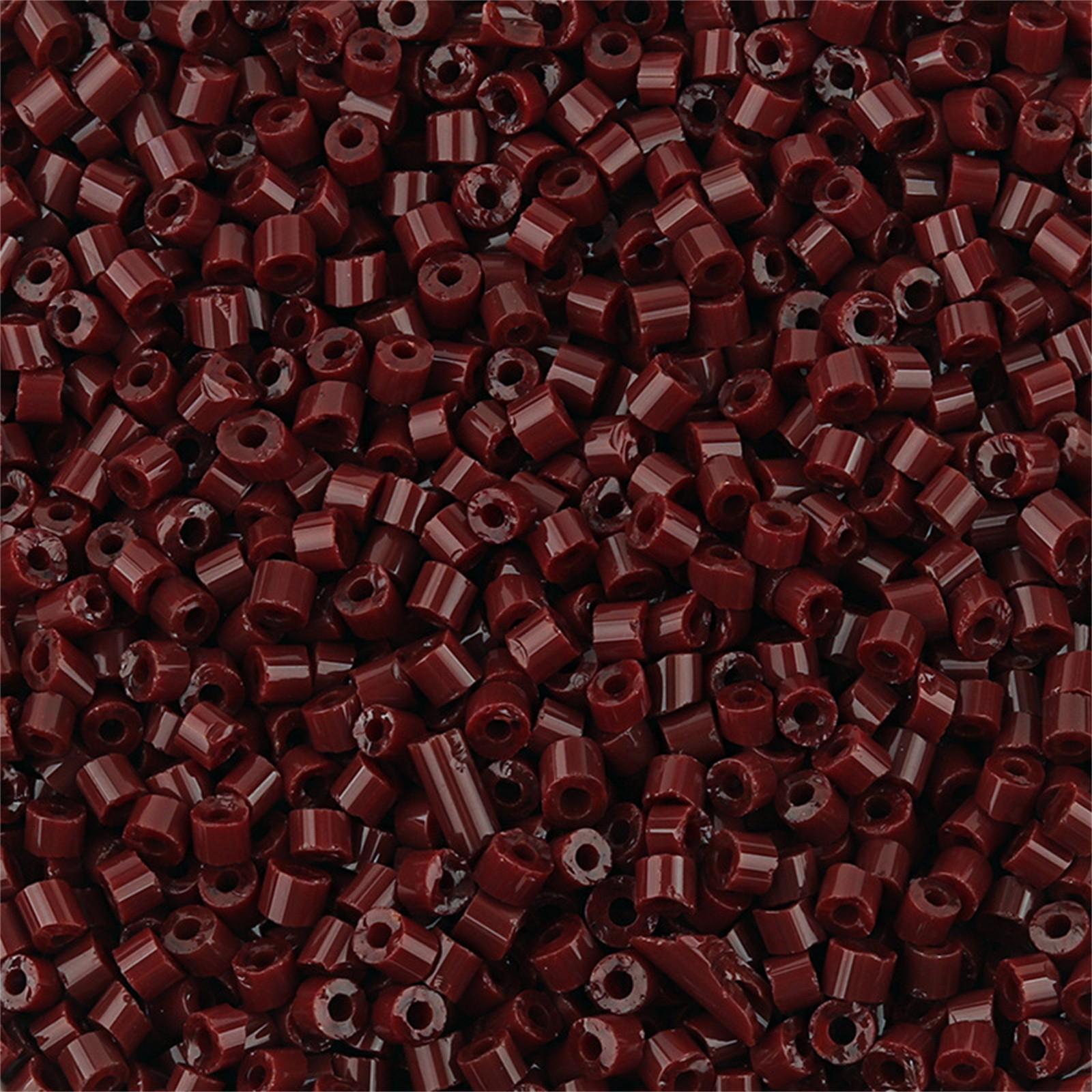 

10 г/бутылка однотонные стеклянные рисовые бусины диаметром 3 мм короткая трубка цветные рисовые бусины свободные бусины материал для ручного плетения бусин своими руками One Size коричневый