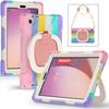 360 Rotatable Kids Case Universal for Lenovo Tab M8 4th Gen 2024 2023 TB300FU 300XU TB301FU 301XU Heavy Duty Stand Cover Funda