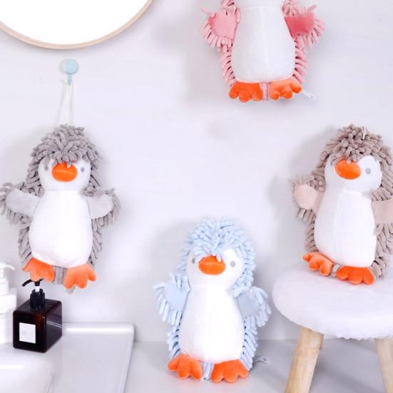 Microfiber Hand Towel Soft Instant Water Absorption Towel with Lanyard Hanging Towel for Hands Countertop Mirrors Cars Furniture