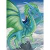 Diamond Painting The Girl and the Green Dragon Full Square Round Drill 5D Diamond Embroidery Mosaic Pictures Of Rhinestones Home Decor