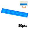 Compatible 3069 63864 2431 6636 3068 87079 Transparent Smooth 1x2 1x3 1x4 1x6 2x2 2x4 Bricks Ceramic Tile Clear Building Blocks
