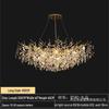 Luxurious K9 Crystal Branch Chandelier: Elegant Lighting for Living Rooms, Bedrooms, or Restaurants
