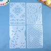 Diy Scrapbooking Reusable Bird Pattern Stencil Card Making & Crafts - Durable Plastic Spray Painting Templat