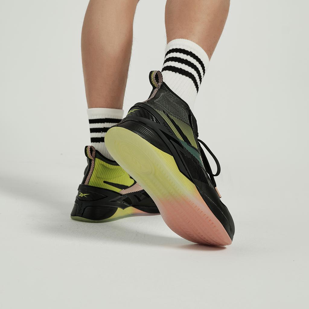 Reebok NANO UNKNWN Low Top Training Shoes Unisex Black Green Sneakers 100074116