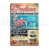Old Indian Motorcycles Metal Sign Create Poster Wall Decor Decoration Classic Tin Sign Poster