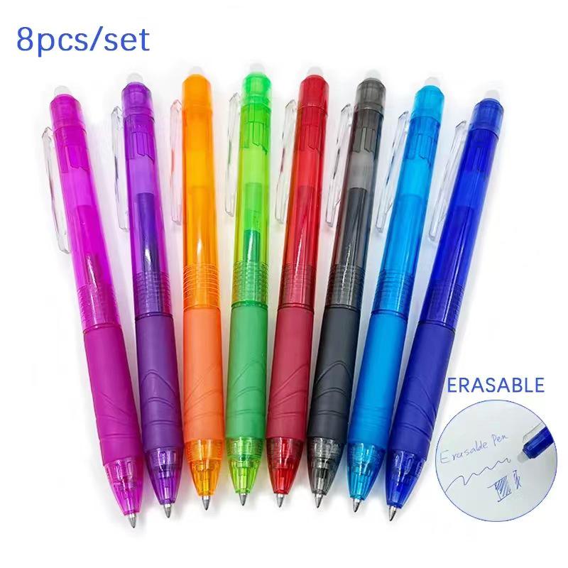 Yikeca Erasable Press-Activated Pen Set for Students - Colorful Stationery Supplies