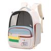 Creamy Pastel Pet Carrier Bag Small Dogs Cats Lightweight Shoulder Or Backpack Style Breathable Mesh Travel