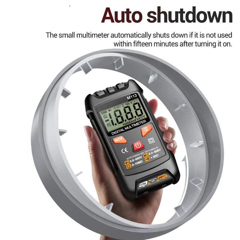 Digital Multimeter Pen Tester Autoranging Voltage Current Electric Test Meter Tool Suitable for Electrical Measurements