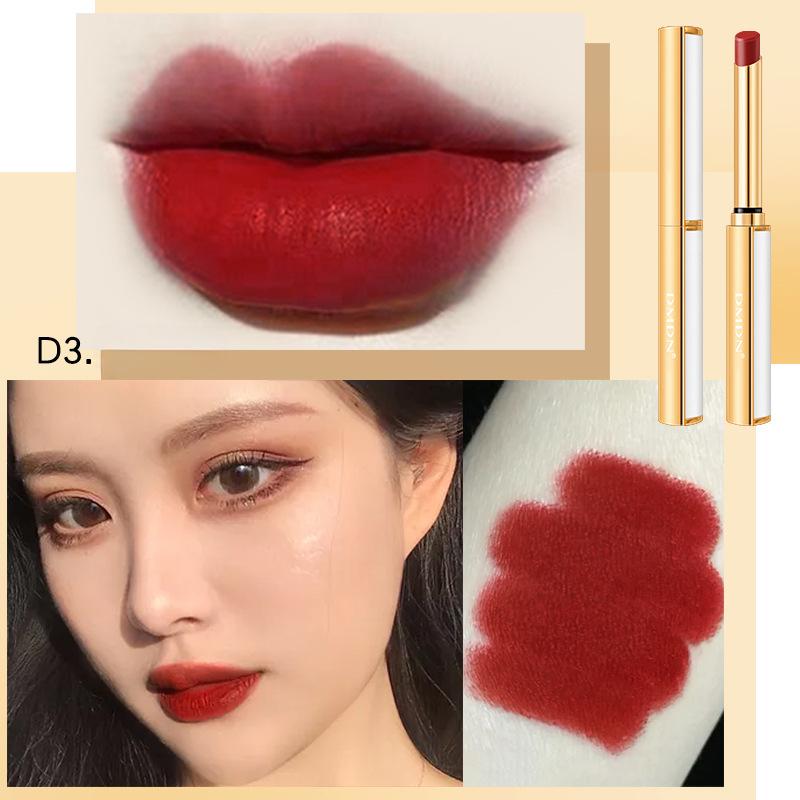Sheepskin Tube Lipstick Matte Velvet Lipstick Not Easy To Fade Lipstick Makeup