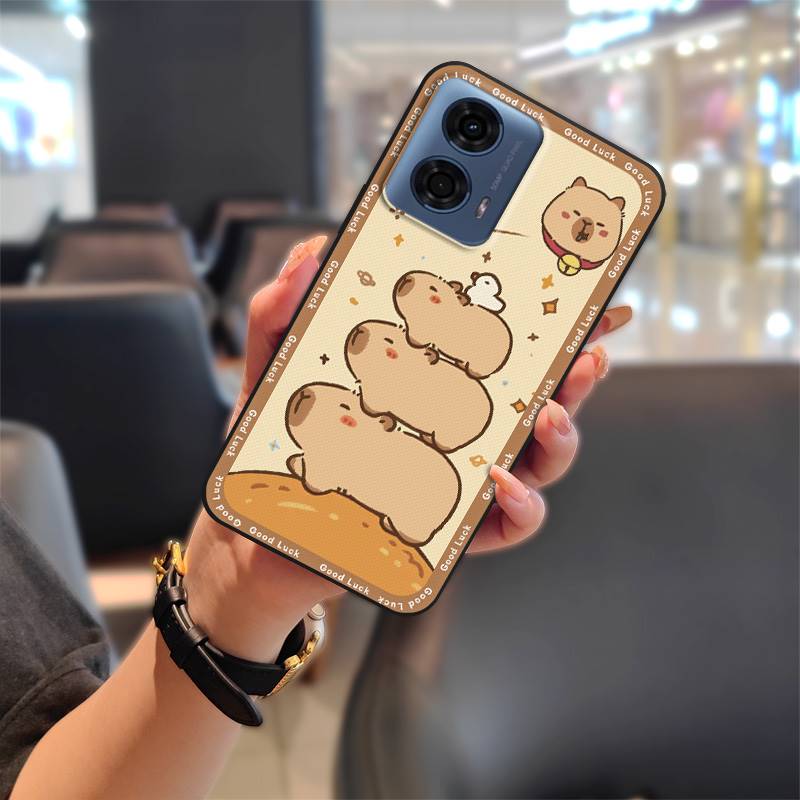 Back Cover Soft case Phone Case For MOTO G24 Power Fashion Design Cartoon Dirt-resistant Shockproof Waterproof Silicone