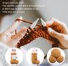 Emotional Support Plushies Positive Crochet Animal with Positive Messages,Fun Things Gag Weird Stuff Gifts for Boyfriends,Husband Adult(Brown Doll1pcs