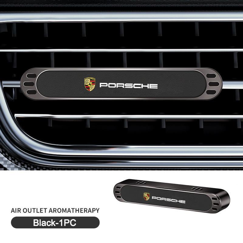 AABI1 Car Interior Air Outlet Perfume Air Conditioner Aromatherapy Sticker Freshener For Porsche Cayenne GTS Panamera Carrera GT3