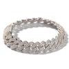 Hochwertiges Herren Hip Hop Zirkonia Kubanische Kette Armband