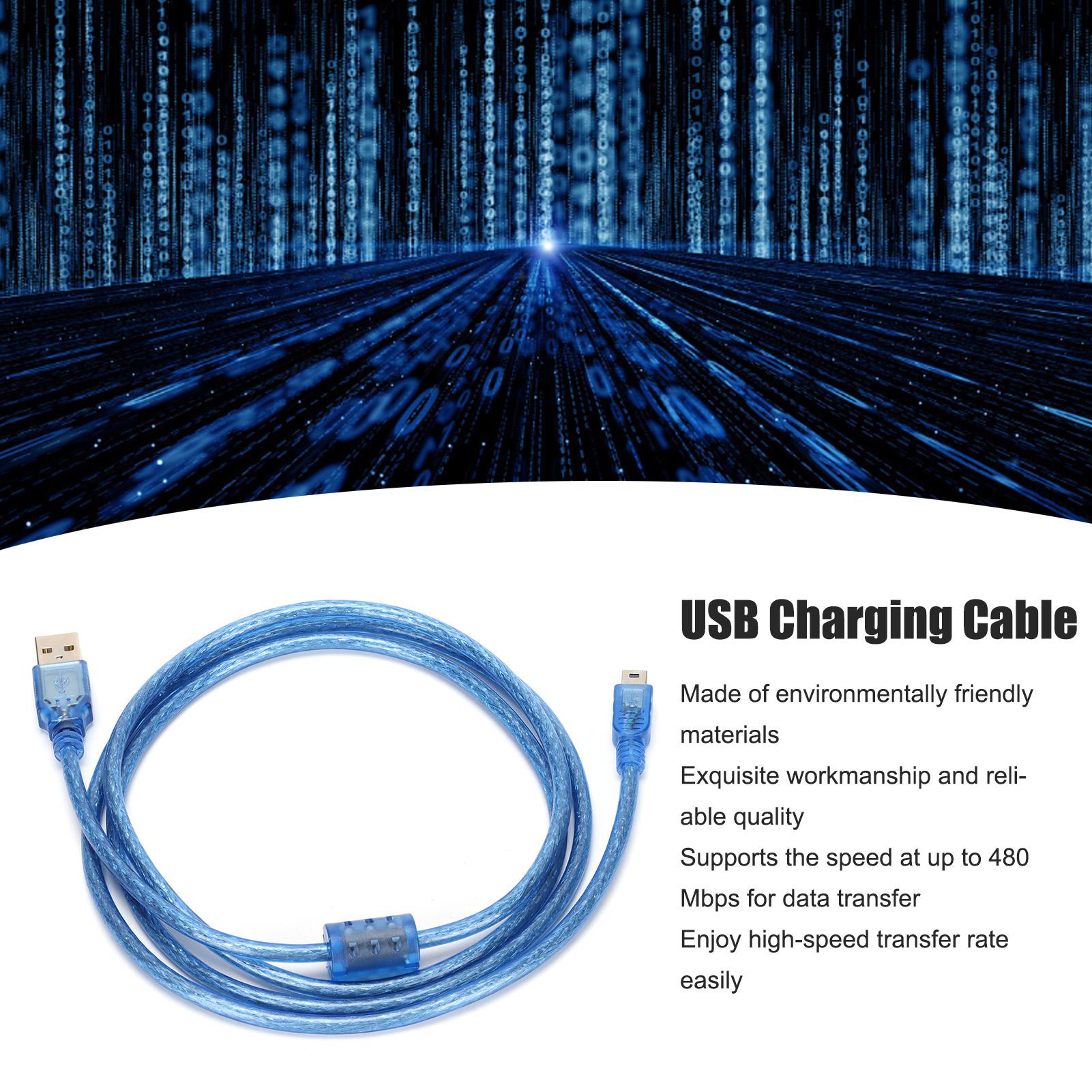 

USB to 5P TPort Data Charging Cable USB 2.0 Cable for Mobile Phones PDAs PlayersCelsiusVideo Players(1.5M ) (Not Inclube Hard Disk)
