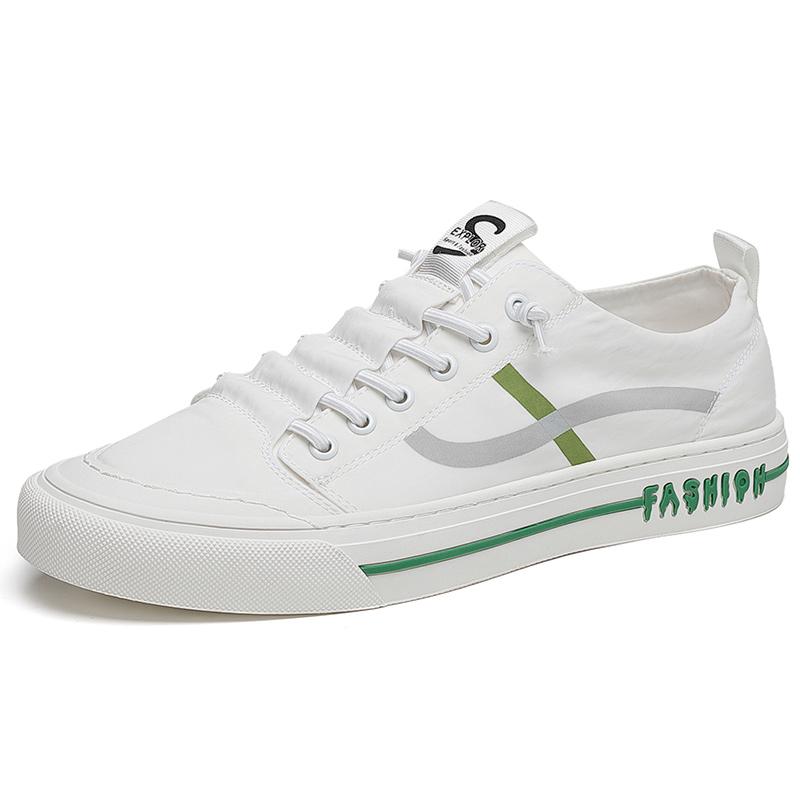 

2024 Высококачественные фирменные простые парусиновые туфли с мягкой подошвой, противоскользящие, для мужчин, лоферы, универсальная спортивная обувь для отдыха для мужчин 44 белый