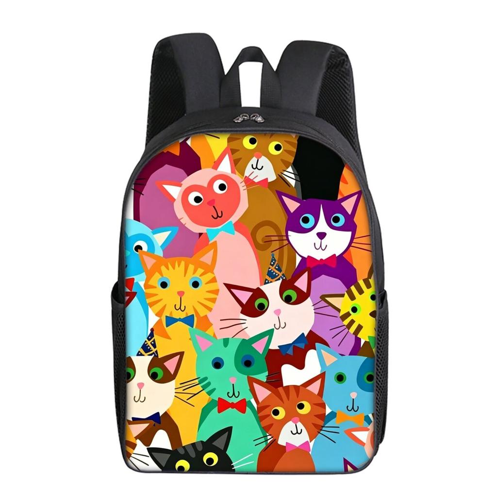 Volcano Dinosaur Print Single Layer Everyday Backpack Plain Style for Boys/Girls Youth Best Gifts 2D Flat Comic Learner Bags