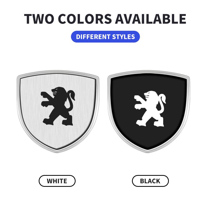 New 3D Aluminum Emblem Car Decoration Body Stickers Decals For Peugeot 308 408 508 RCZ 208 3008 2008 206 207 307 Car Accessories