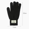 Winter Men Knitted Gloves Touch Screen High Quality Male Mitten Thicken Warm Wool Cashmere Solid Color Men Business Gloves