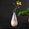 Zen Retro Ceramic Vase: Simple Antique Pottery for Dried Flowers, Small Table Ornament, or Hydroponic Plant Container for Living Room.